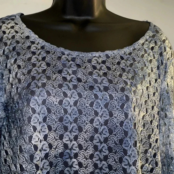 New Directions Sheer/Lined Blouse - Picture 2 of 6